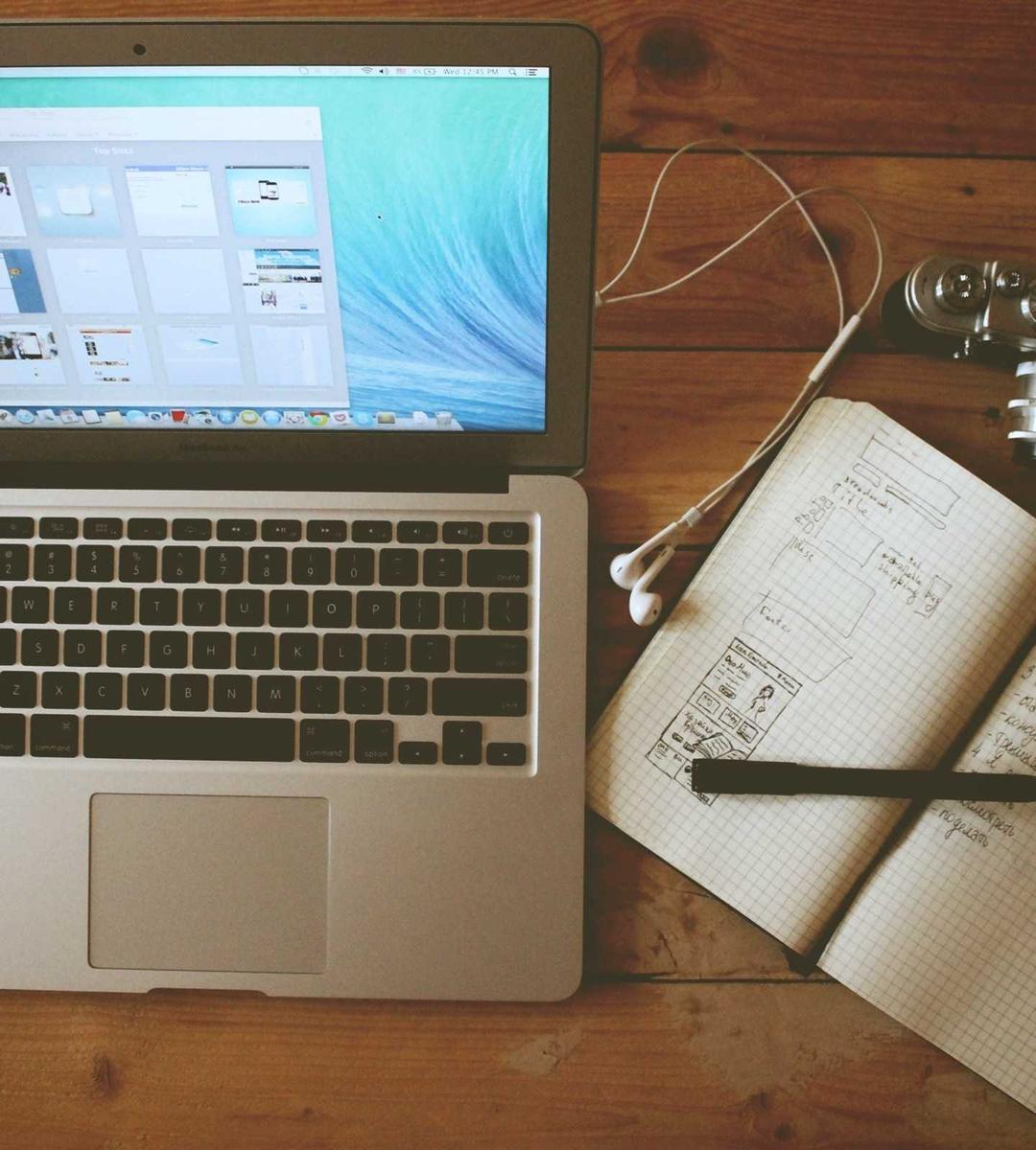 Designing an AI feature on a laptop